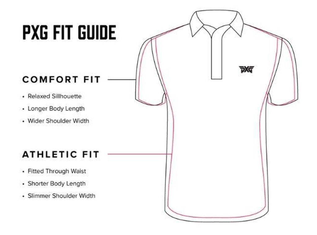 Golf dri 2024 fit polo sizing