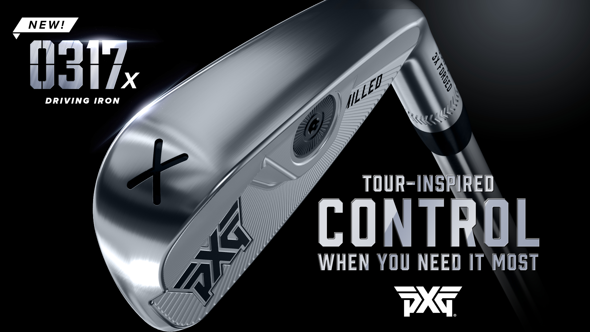 New PXG 0317 X Driving Irons Performance by Design PXG